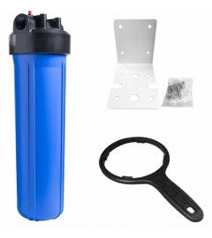 CARCASA FILTRU APA RECE AquaPUR BB D20 ”FI1” CU SUPORT SURUBURI SI CHEIE PRES MAX6 BA