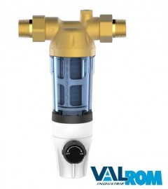 FILTRU VALHOH PURJARE AquaPUR 3MC/H IN-OUT 3/4 FE HOL CARTUS INOX 90MICRONI