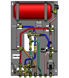 Micromodul termic indirect HERZ COMPACT INDIRECT 15 l/min